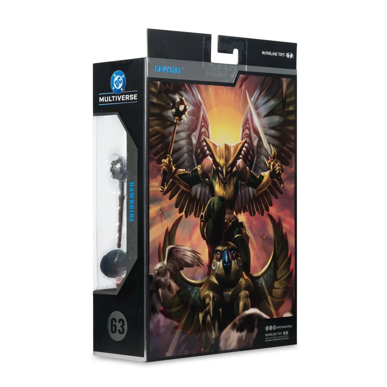 McFarlane Toys DC Multiverse McFarlane Collector Edition #63 Hawkgirl (Kendra Saunders) Action Figure (Platinum Edition)