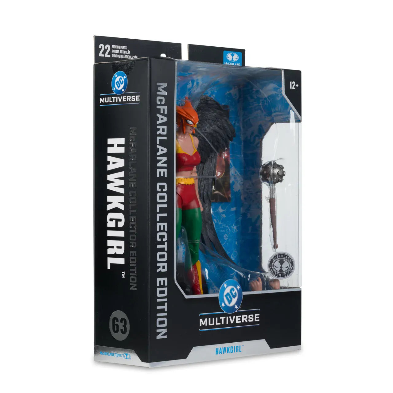 McFarlane Toys DC Multiverse McFarlane Collector Edition #63 Hawkgirl (Kendra Saunders) Action Figure (Platinum Edition)