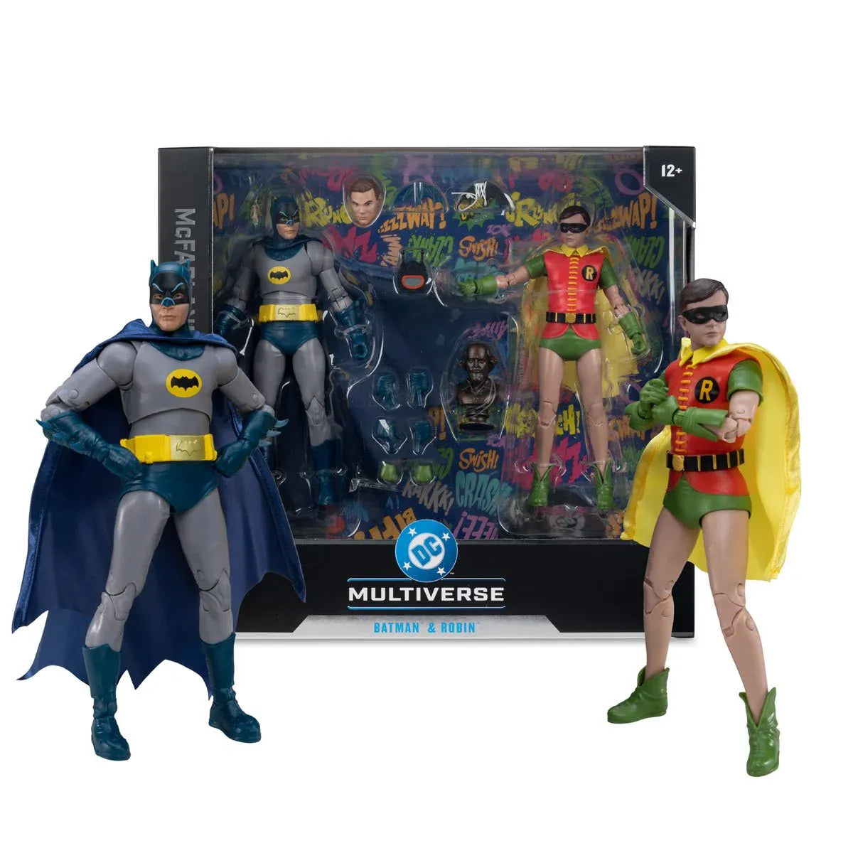 McFarlane Toys DC Multiverse McFarlane Collector Edition Batman and Robin (Batman Classic TV Series) Action Figure 2-Pack