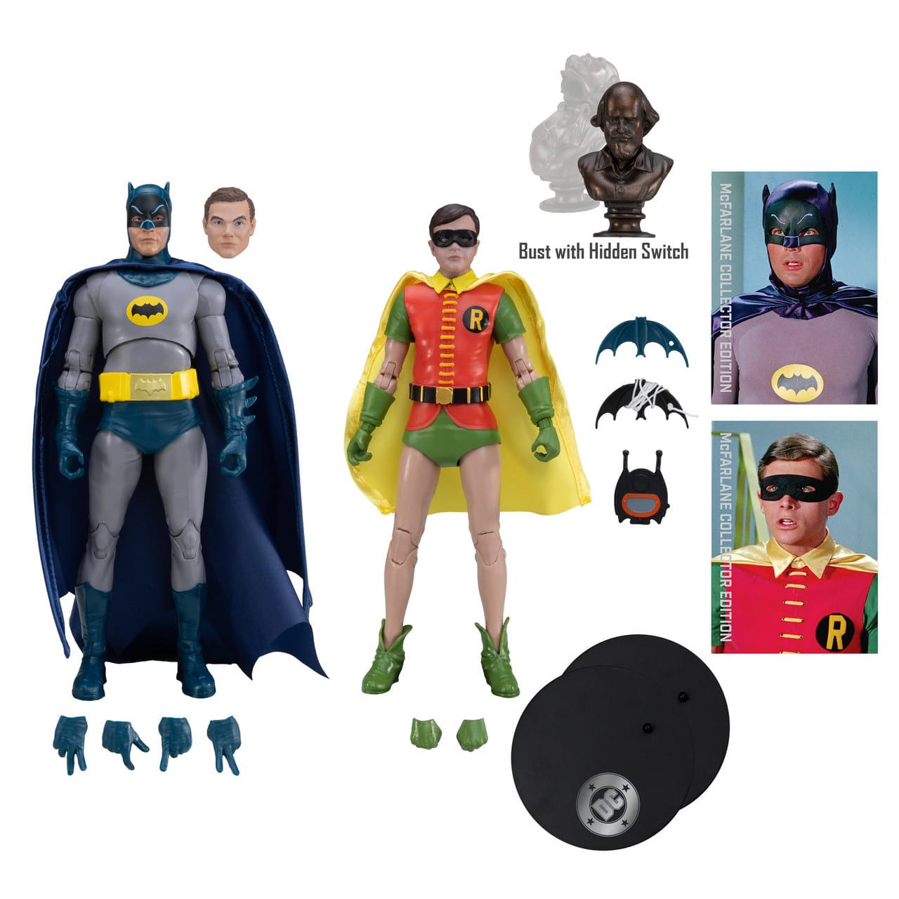McFarlane Toys DC Multiverse McFarlane Collector Edition Batman and Robin (Batman Classic TV Series) Action Figure 2-Pack