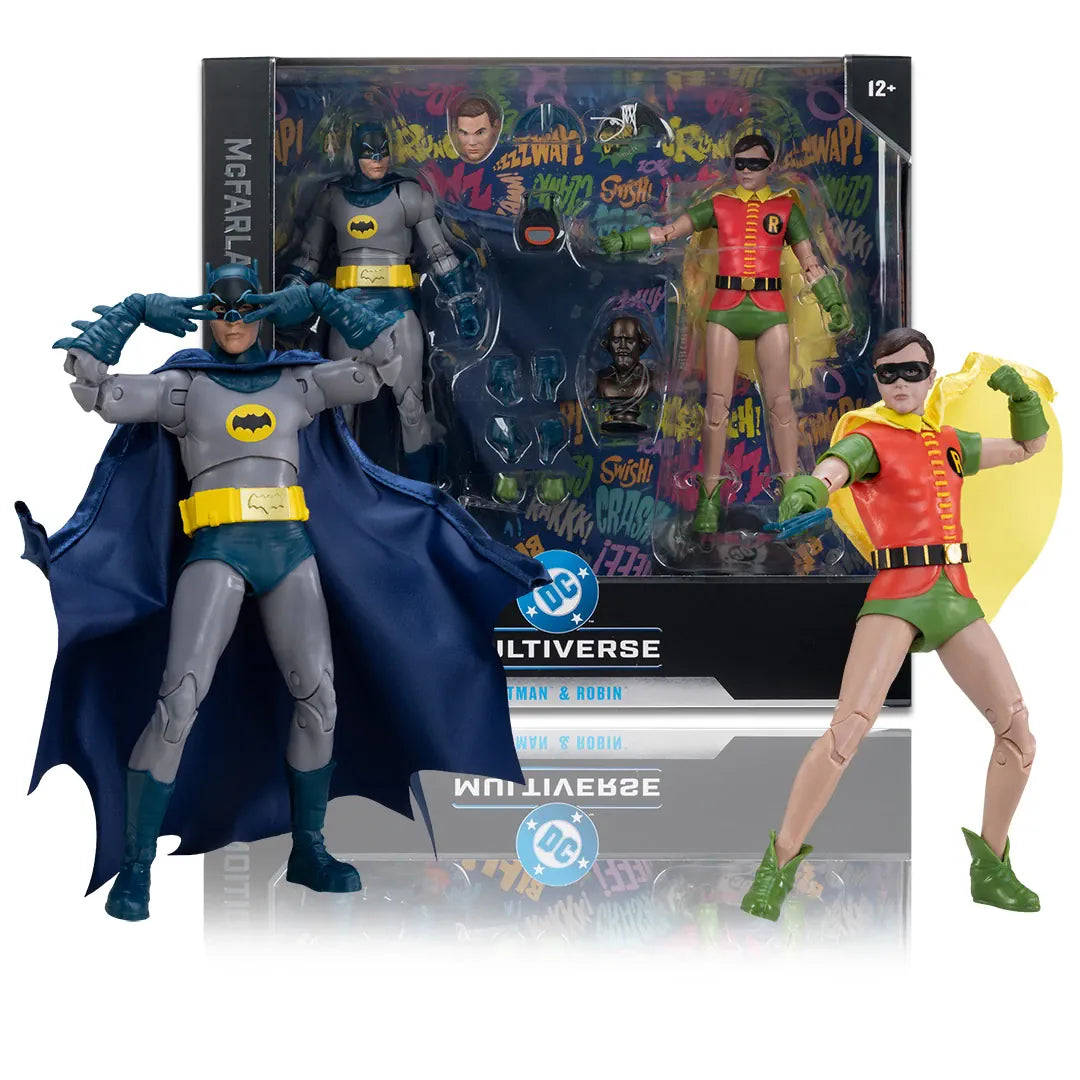 McFarlane Toys DC Multiverse McFarlane Collector Edition Batman and Robin (Batman Classic TV Series) Action Figure 2-Pack