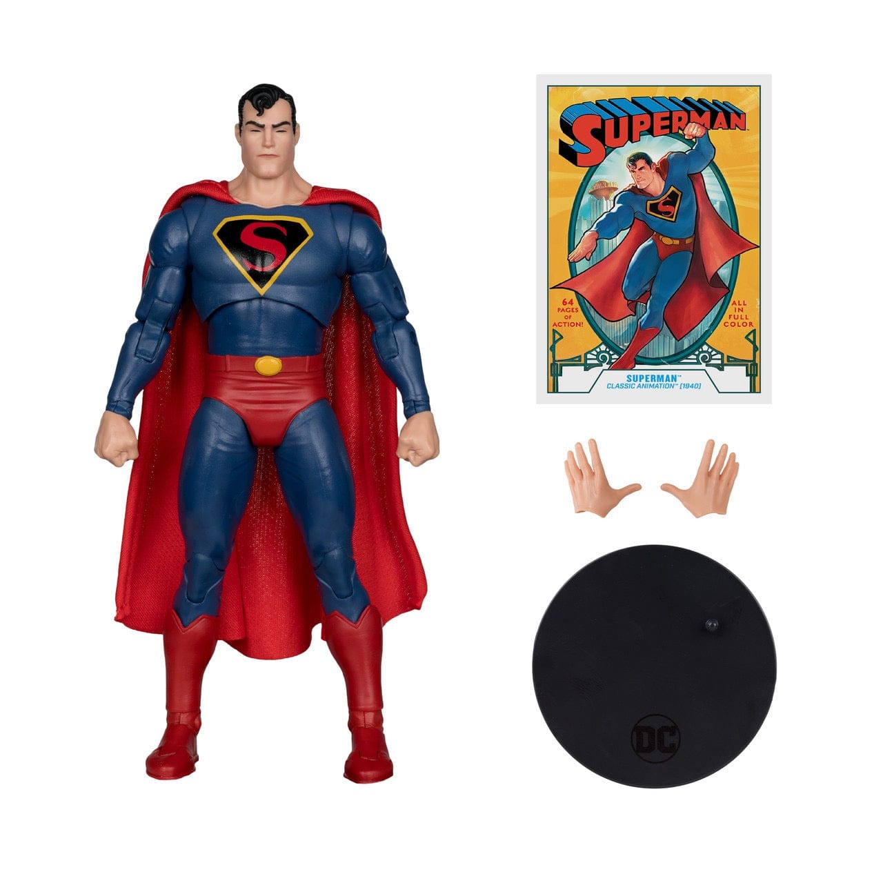 McFarlane Toys DC Multiverse Superman (Classic Animation 1940) Superman Action Figure