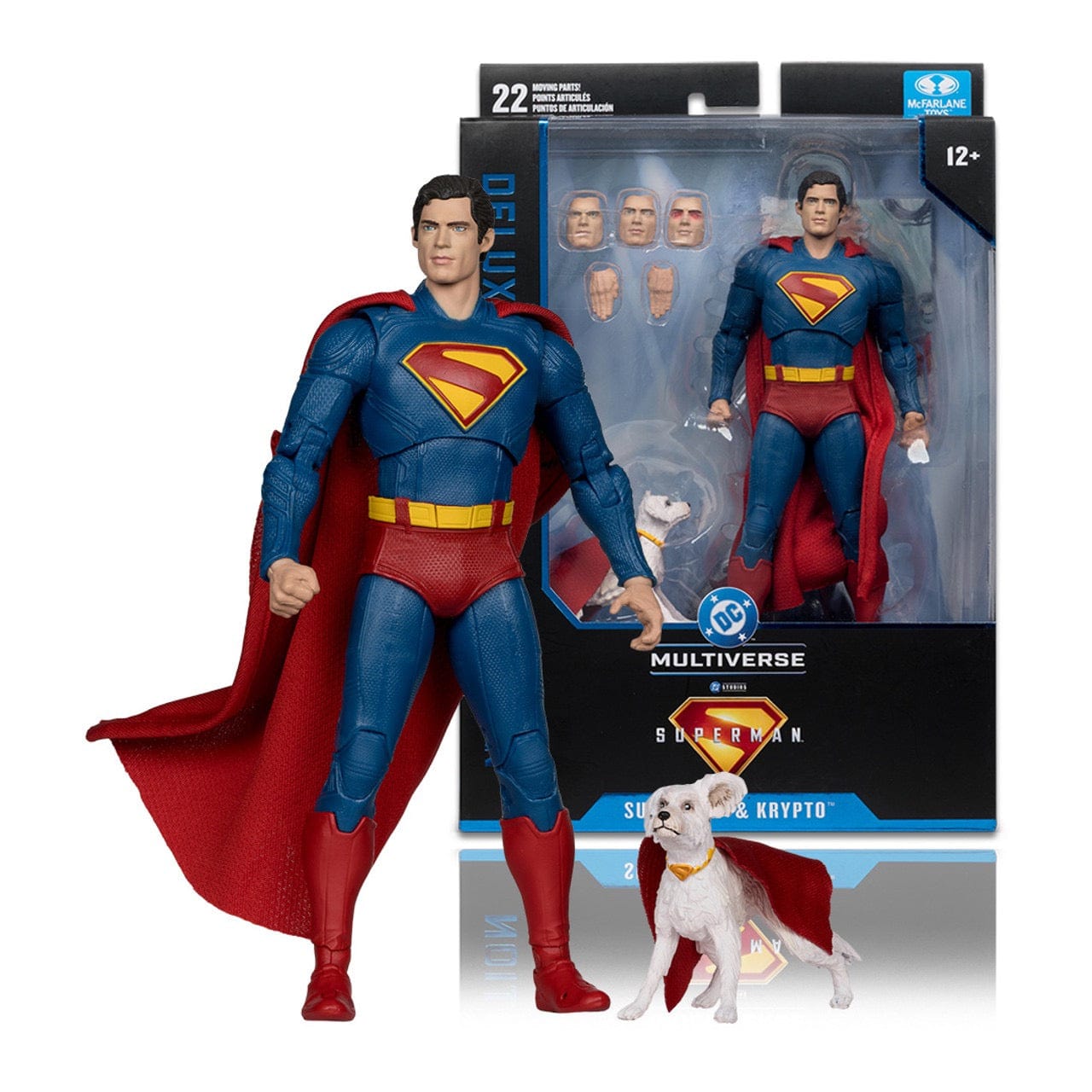 McFarlane Toys DC Multiverse Superman Movie (2025) Superman & Krypto Deluxe Theatrical Edition Action Figure