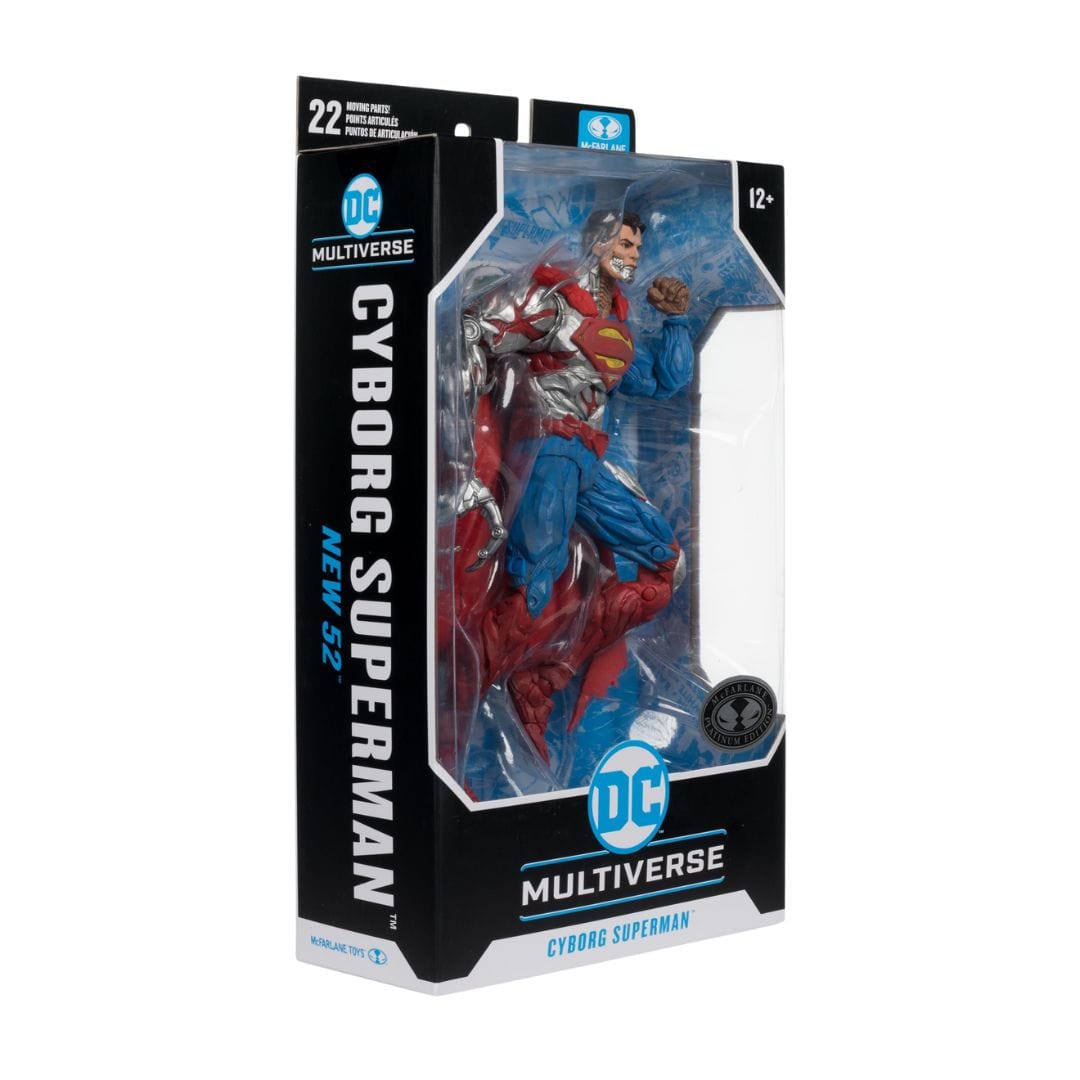 McFarlane Toys DC Multiverse The New 52 Cyborg Superman Platinum Edition Action Figure