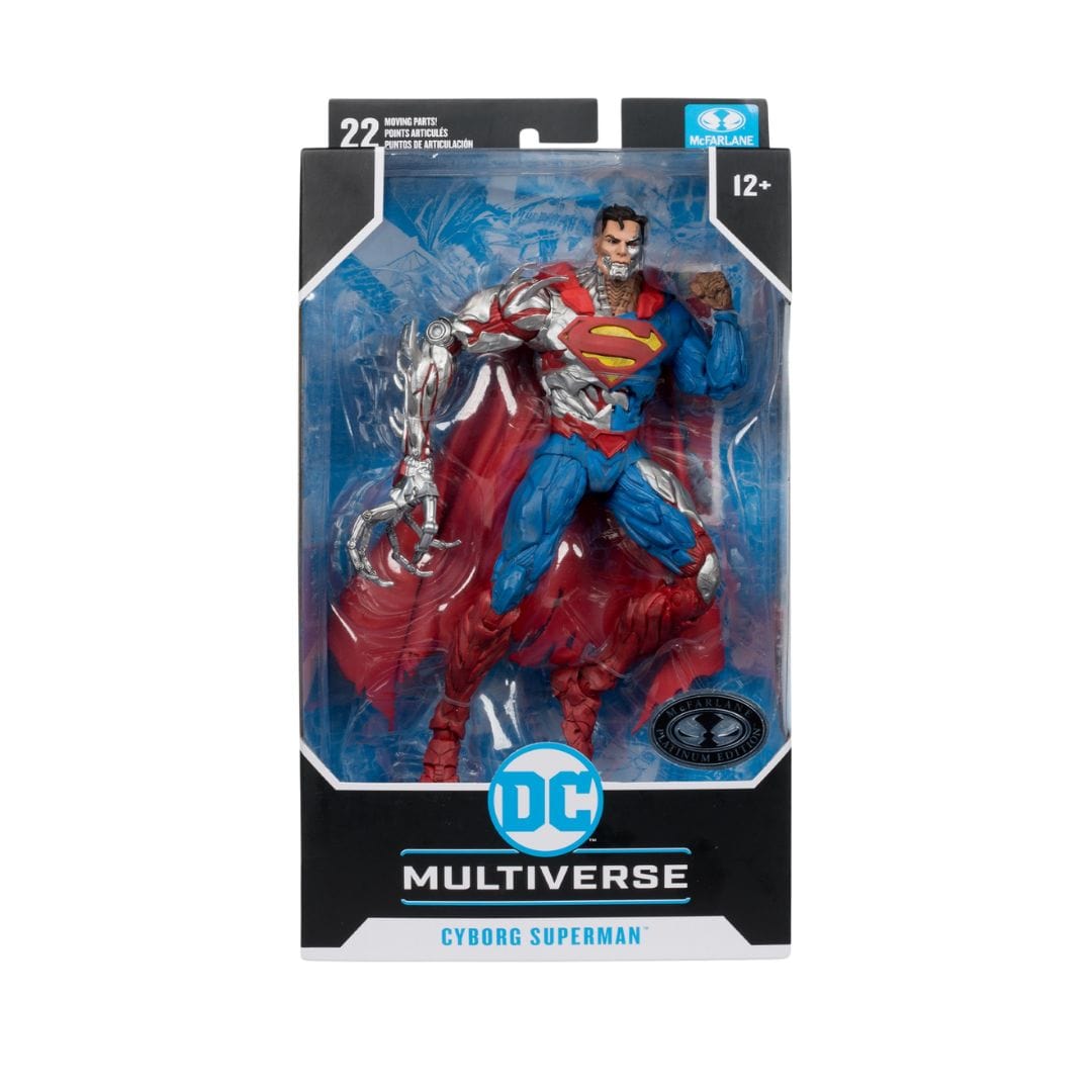 McFarlane Toys DC Multiverse The New 52 Cyborg Superman Platinum Edition Action Figure