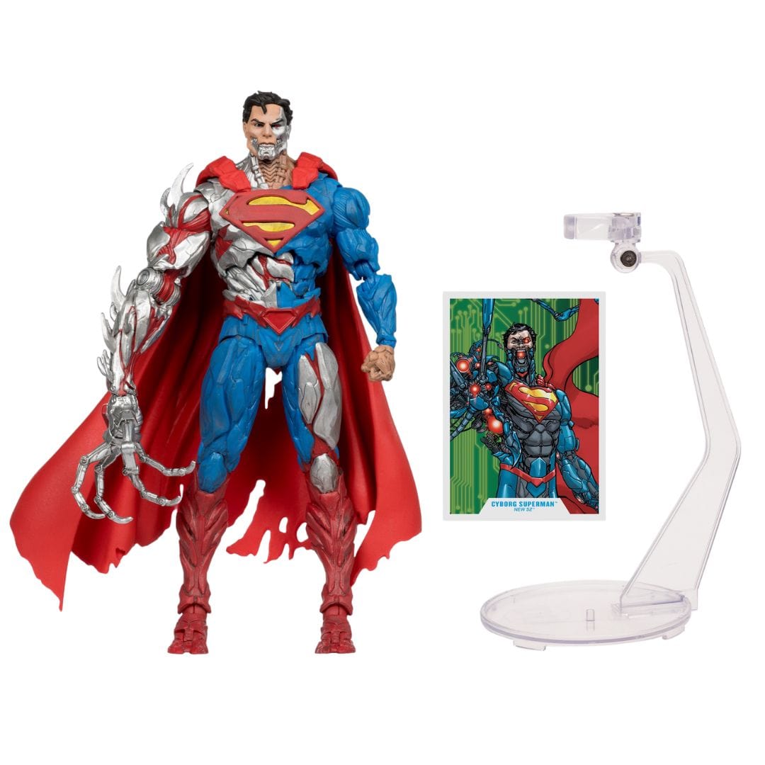 McFarlane Toys DC Multiverse The New 52 Cyborg Superman Platinum Edition Action Figure