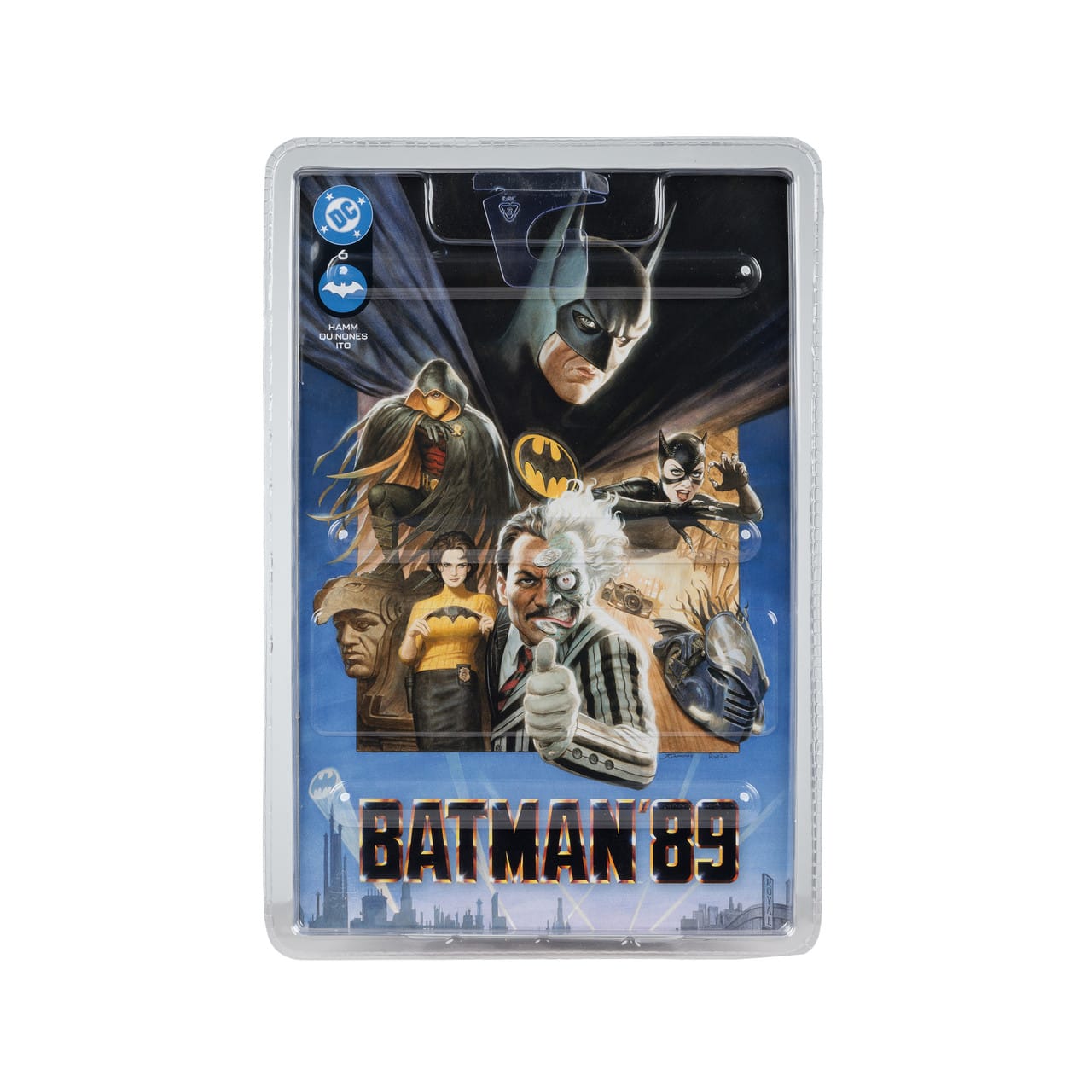 McFarlane Toys DC Page Punchers Batman '89 Batman 7-inch Action Figure with Comic Book