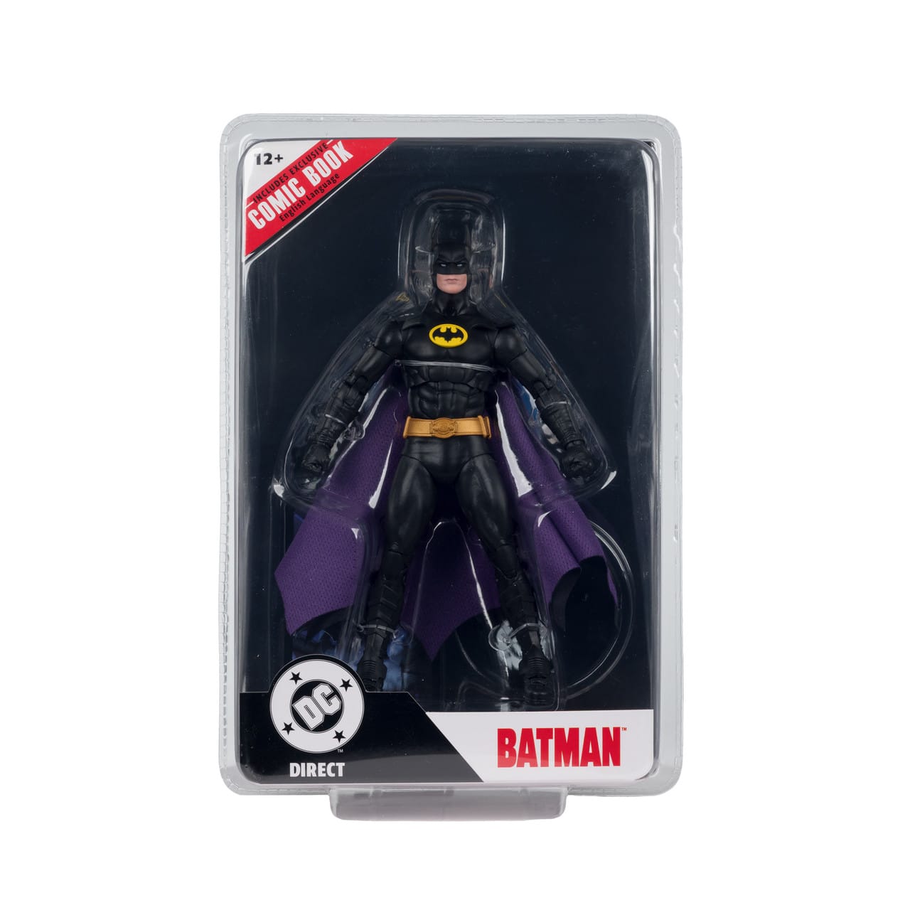 McFarlane Toys DC Page Punchers Batman '89 Batman 7-inch Action Figure with Comic Book