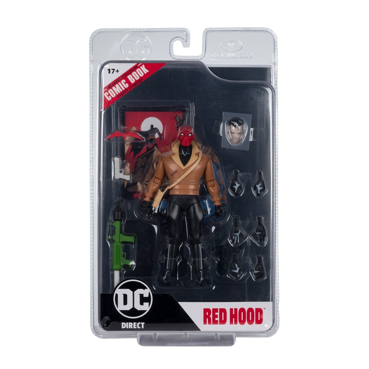 McFarlane Toys DC Page Punchers Batman: The Adventures Continue Red Hood 6-inch Action Figure with Comic Book