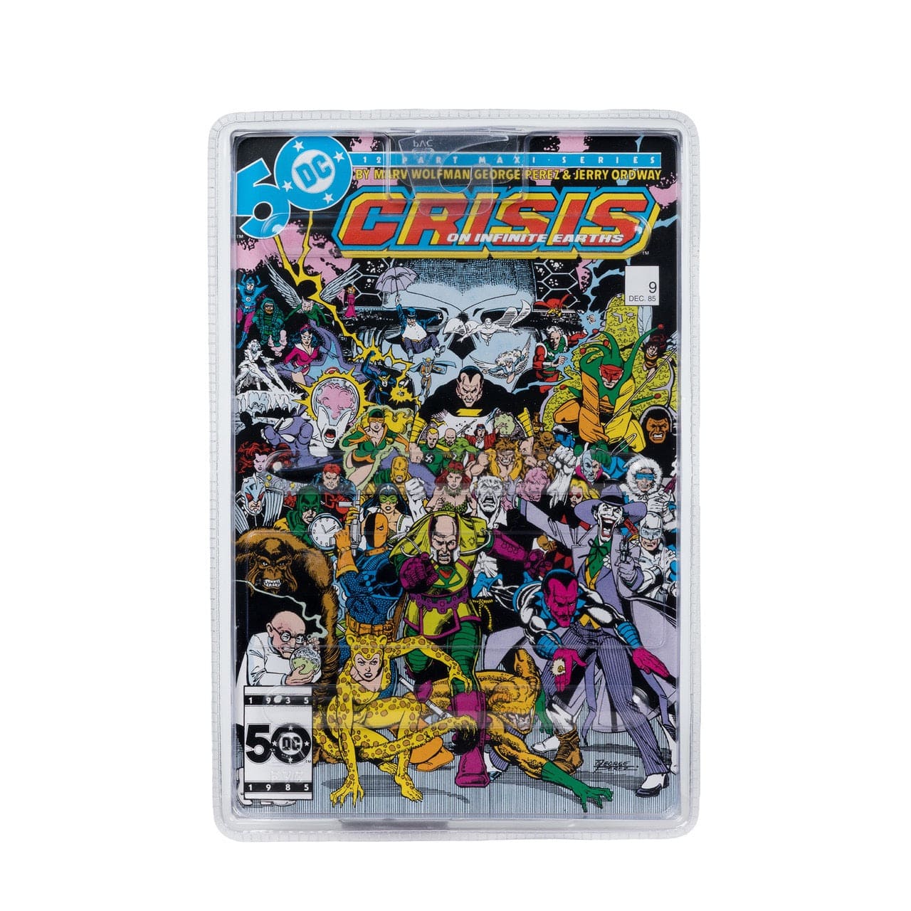 McFarlane Toys DC Page Punchers Crisis on Infinite Earths The Joker 7-inch Action Figure with Comic Book