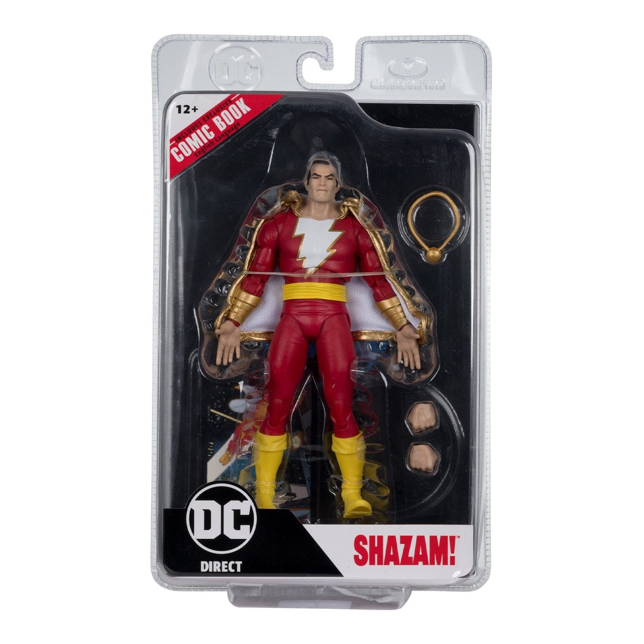 McFarlane Toys DC Page Punchers Dawn of DC Shazam! 7-inch Action Figure with Comic Book