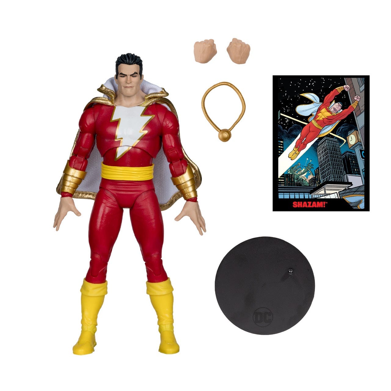 McFarlane Toys DC Page Punchers Dawn of DC Shazam! 7-inch Action Figure with Comic Book