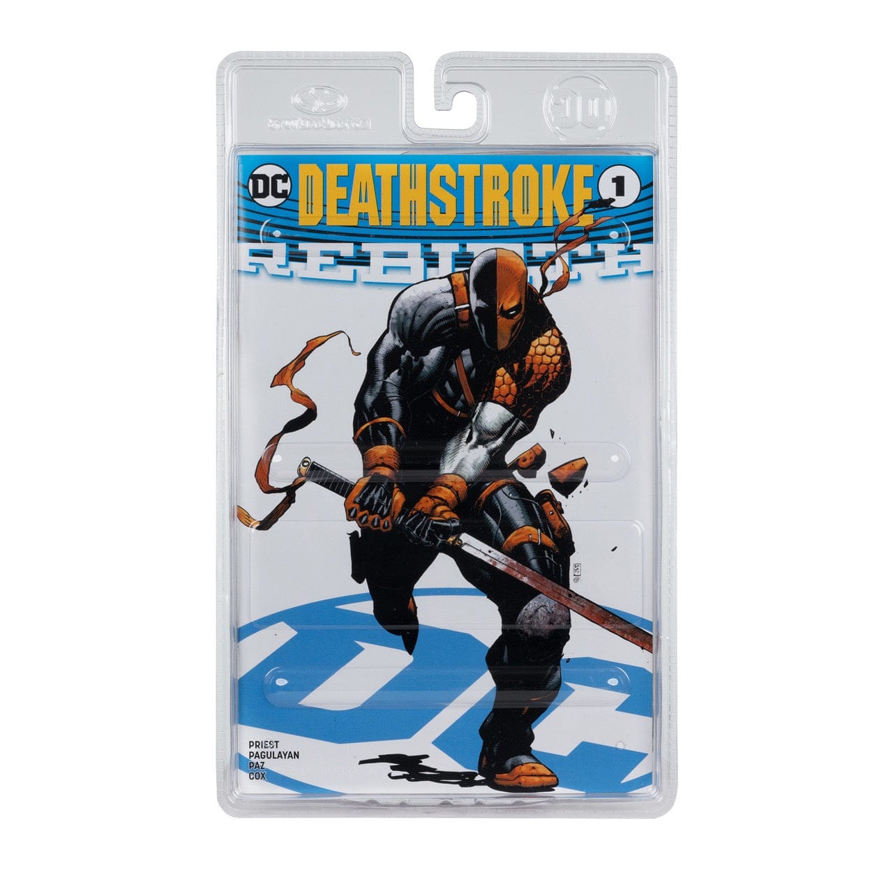 McFarlane Toys DC Page Punchers DC Rebirth Deathstroke 7-inch Action Figure with Comic Book