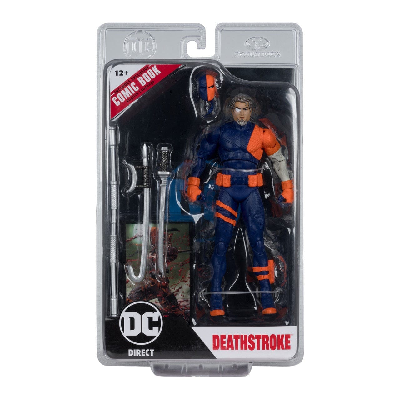 McFarlane Toys DC Page Punchers DC Rebirth Deathstroke 7-inch Action Figure with Comic Book