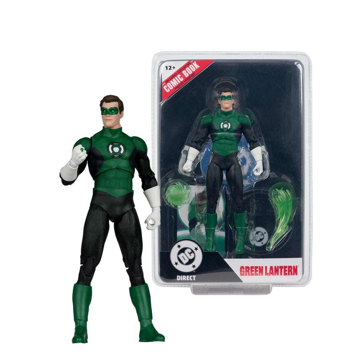 DC Page Punchers Green Lantern Hal Jordan 7-inch Action Figure with Co