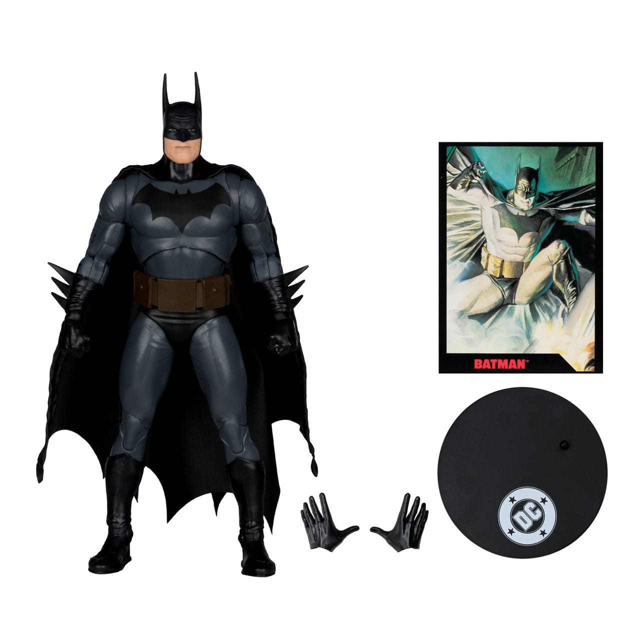 McFarlane Toys DC Page Punchers Justice Batman 7-inch Action Figure with Comic Book