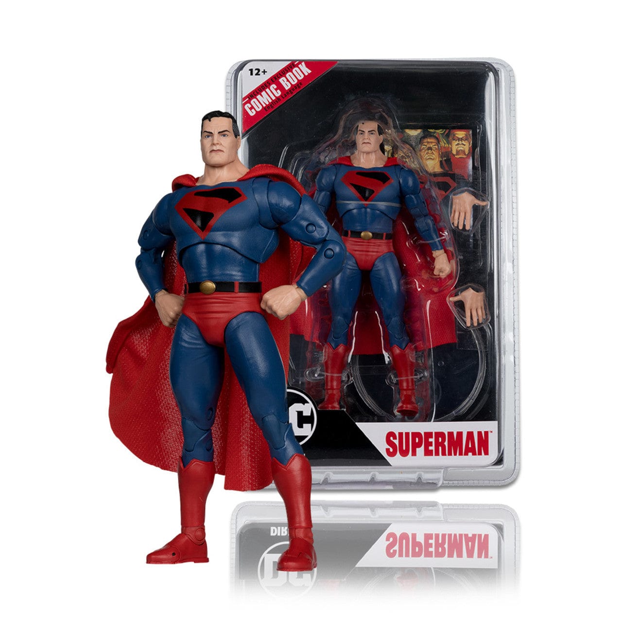 McFarlane Toys DC Page Punchers Kingdom Come Superman 7-inch Action Figure with Comic Book
