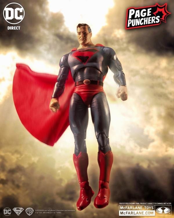 McFarlane Toys DC Page Punchers Kingdom Come Superman 7-inch Action Figure with Comic Book