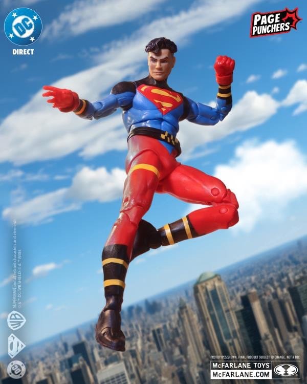 McFarlane Toys DC Page Punchers Superboy #1 Superboy 7-inch Action Figure with Comic Book