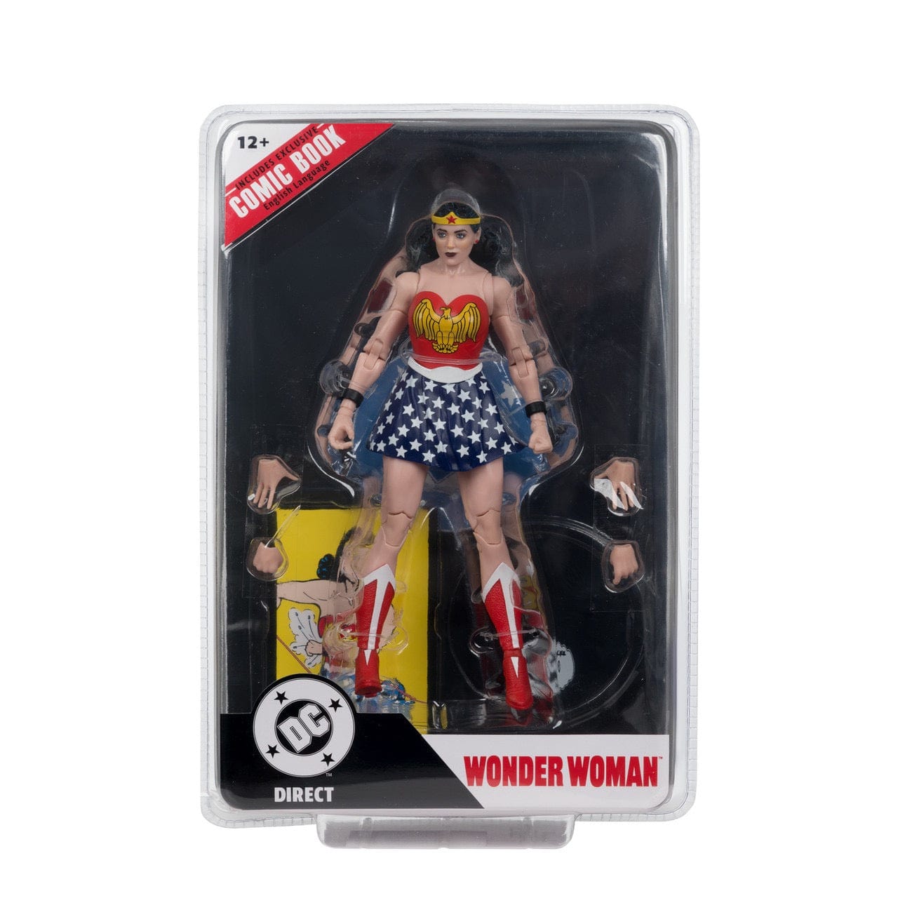 McFarlane Toys DC Page Punchers Wonder Woman #1 Wonder Woman 7-inch Action Figure with Comic Book