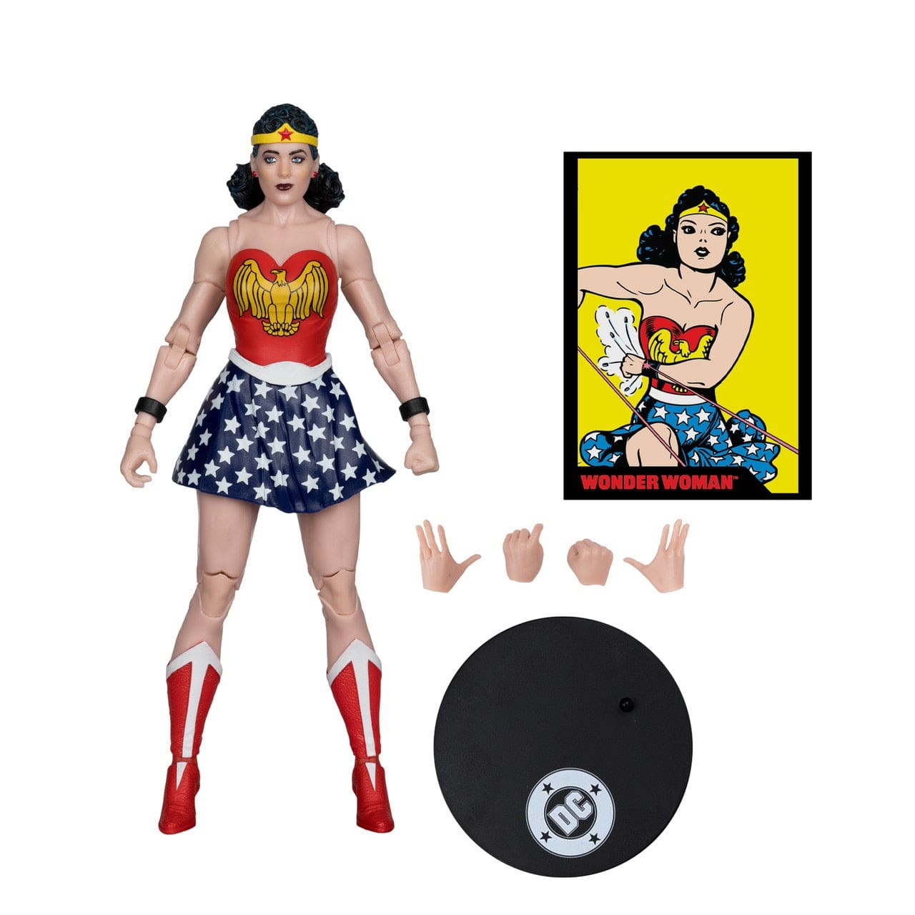 McFarlane Toys DC Page Punchers Wonder Woman #1 Wonder Woman 7-inch Action Figure with Comic Book