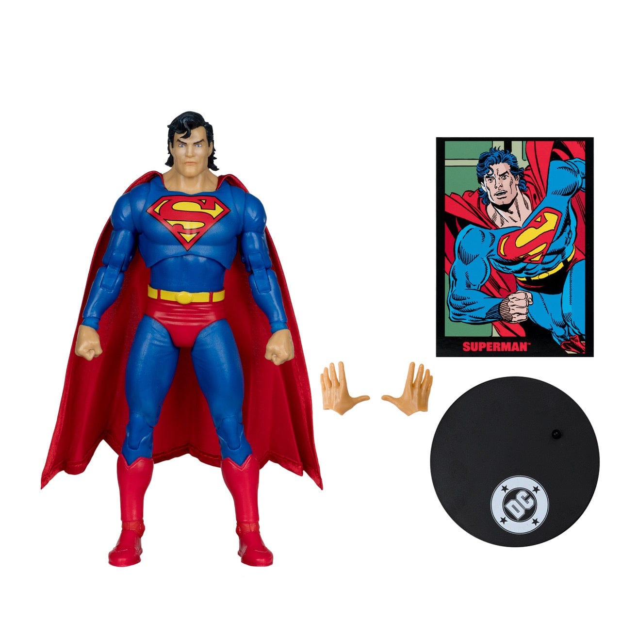 McFarlane Toys DC Page Punchers Zero Hour: Crisis in Time Superman 7-inch Action Figure with Comic Book