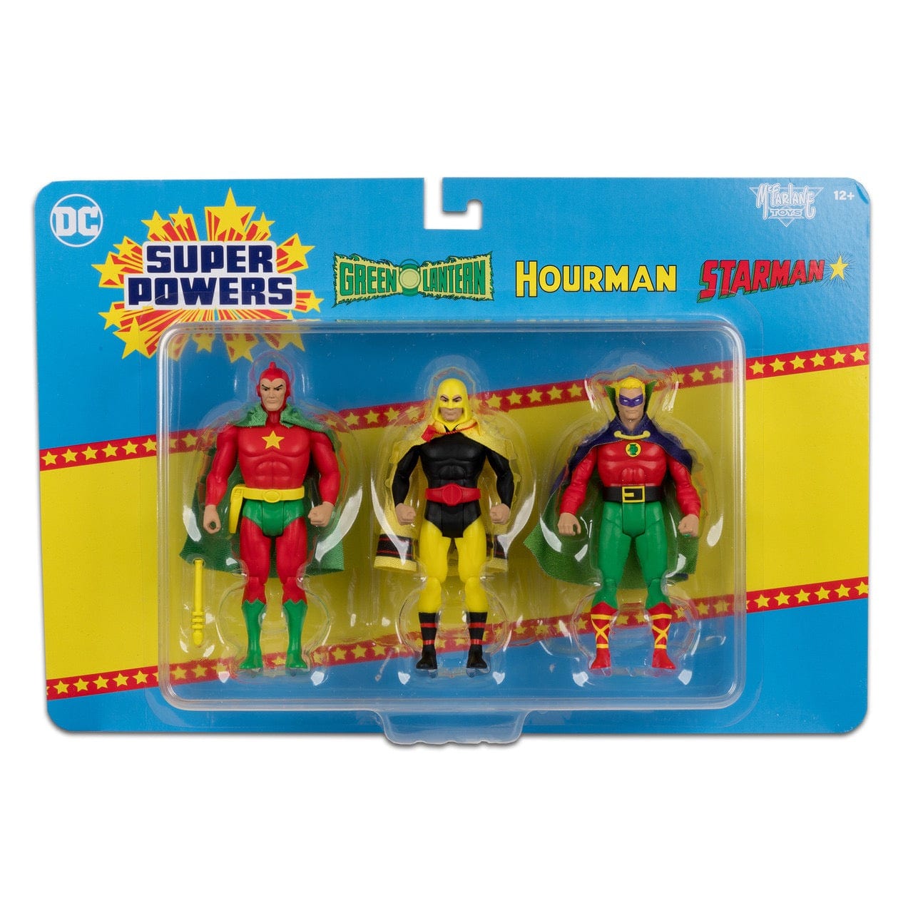 McFarlane Toys DC Super Powers Green Lantern Hourman Starman 4.5-inch Action Figure 3-Pack