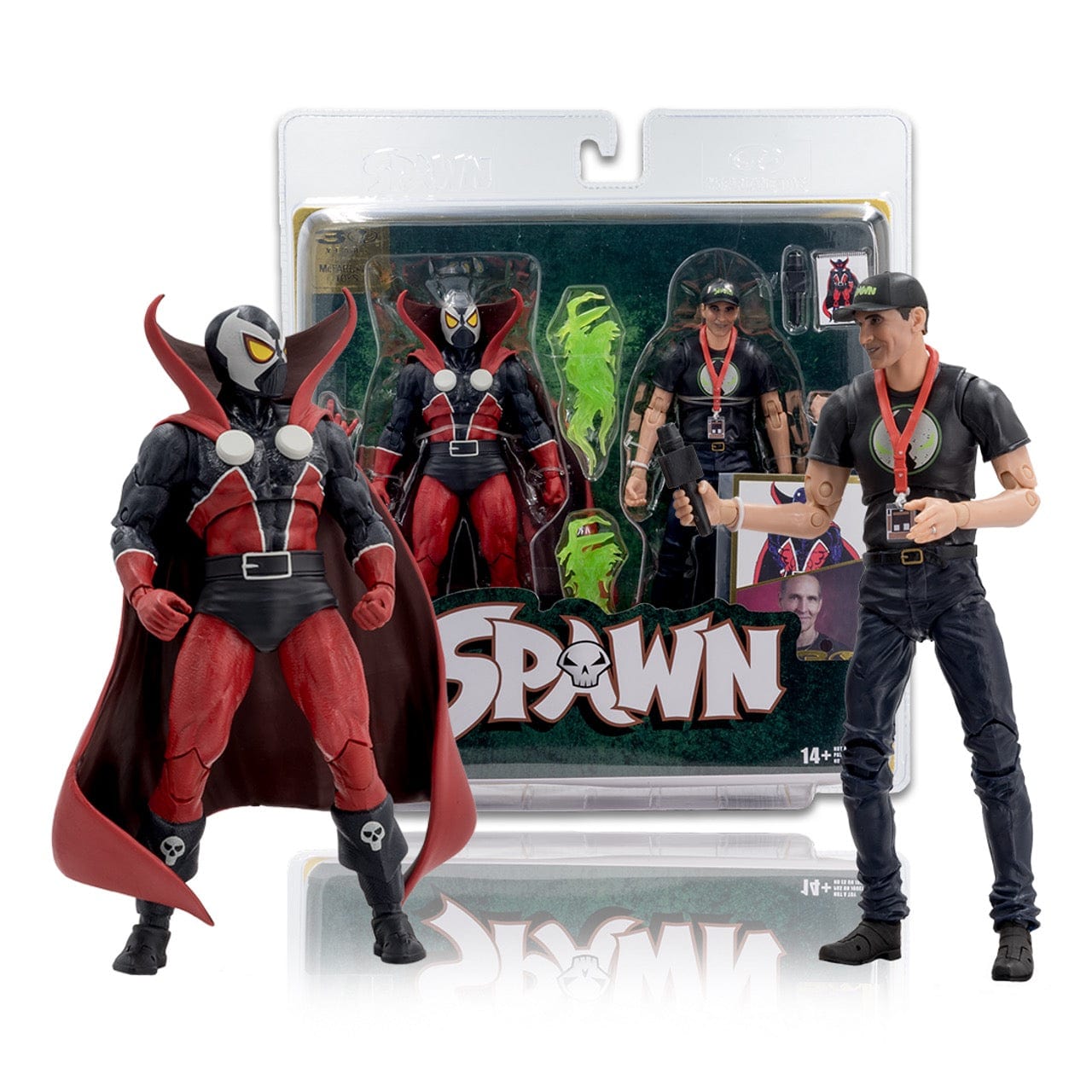 McFarlane Toys Spawn 30th Anniversary Spawn & Todd McFarlane Action Figure Two-Pack