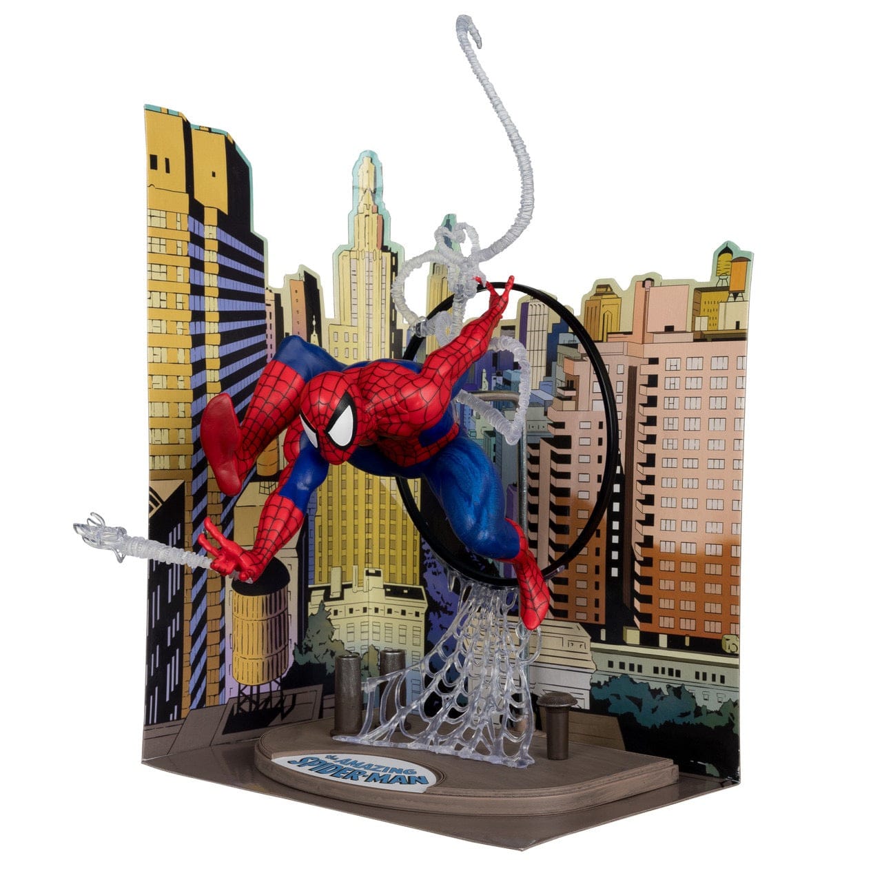 McFarlane Toys Spider-Man The Amazing Spider-Man #301 1:6th Scale Posed Figure with Scene and Comic