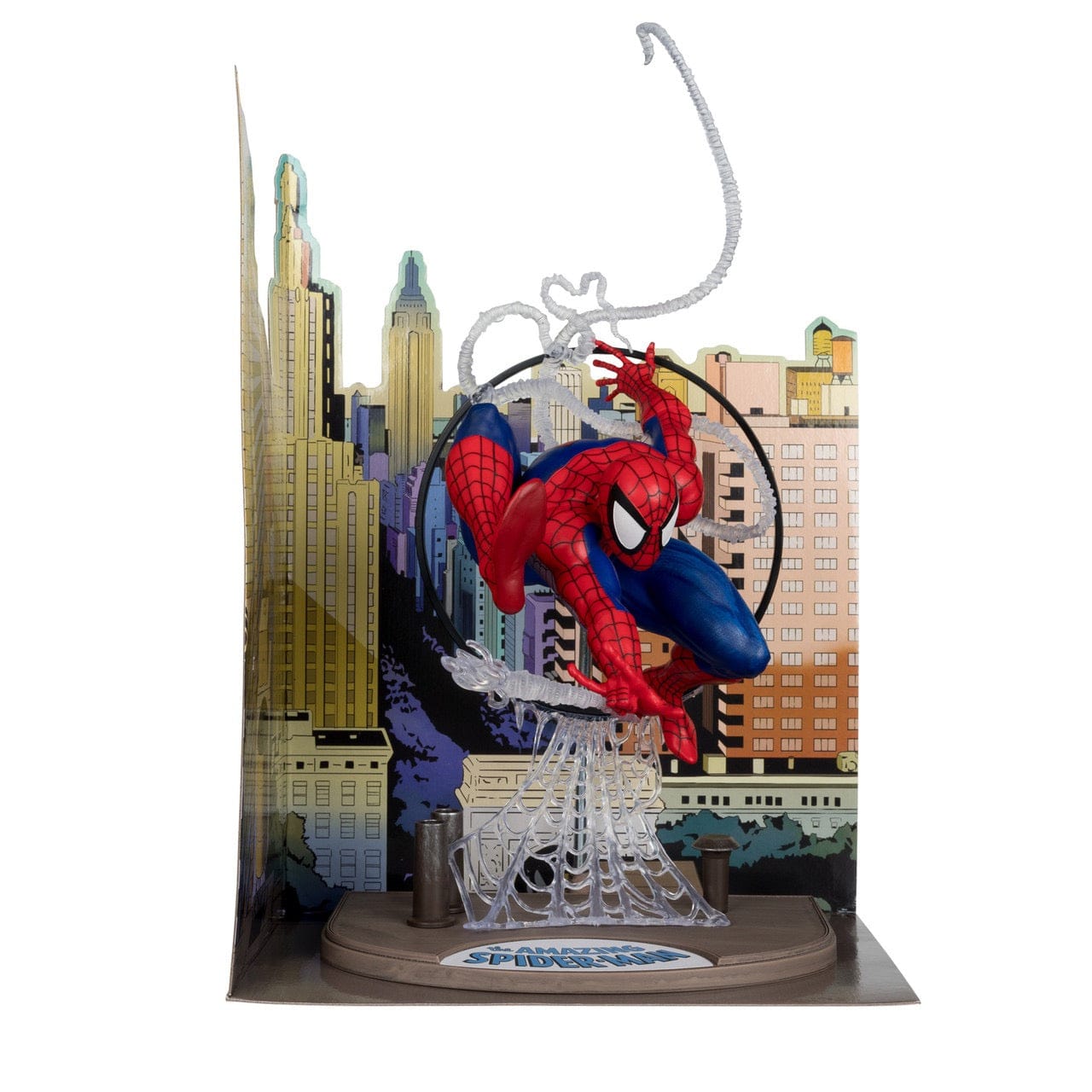 McFarlane Toys Spider-Man The Amazing Spider-Man #301 1:6th Scale Posed Figure with Scene and Comic