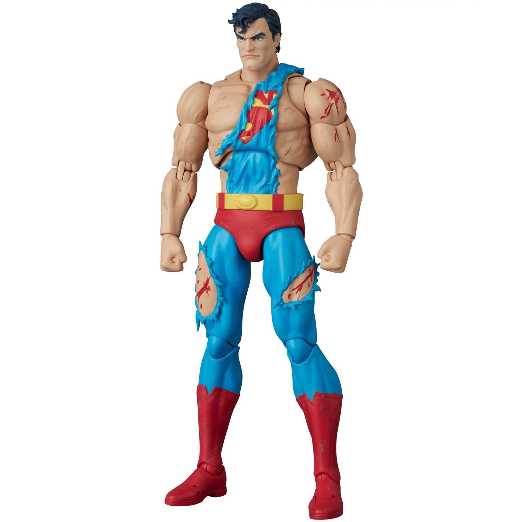 Medicom Toy MAFEX No. 324 The Death of Superman Superman (Battle Damaged Version) Action Figure