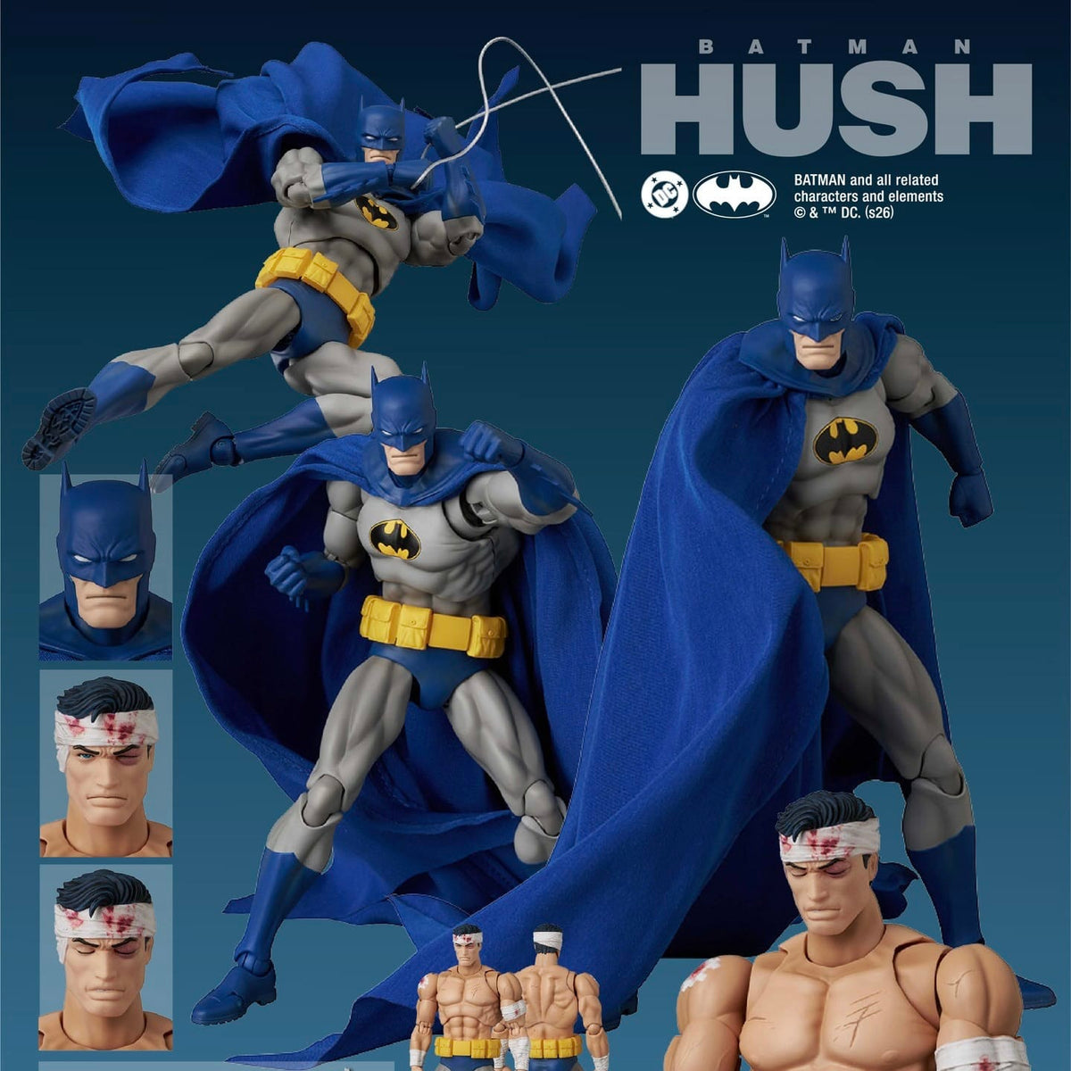 Medicom Toy MAFEX No.333 Batman (Recollection Blue Version) Action Figure