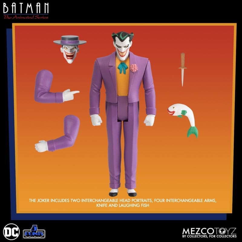 Mezco Toyz 5 Points Batman: The Animated Series Deluxe Set of 4 Action Figures