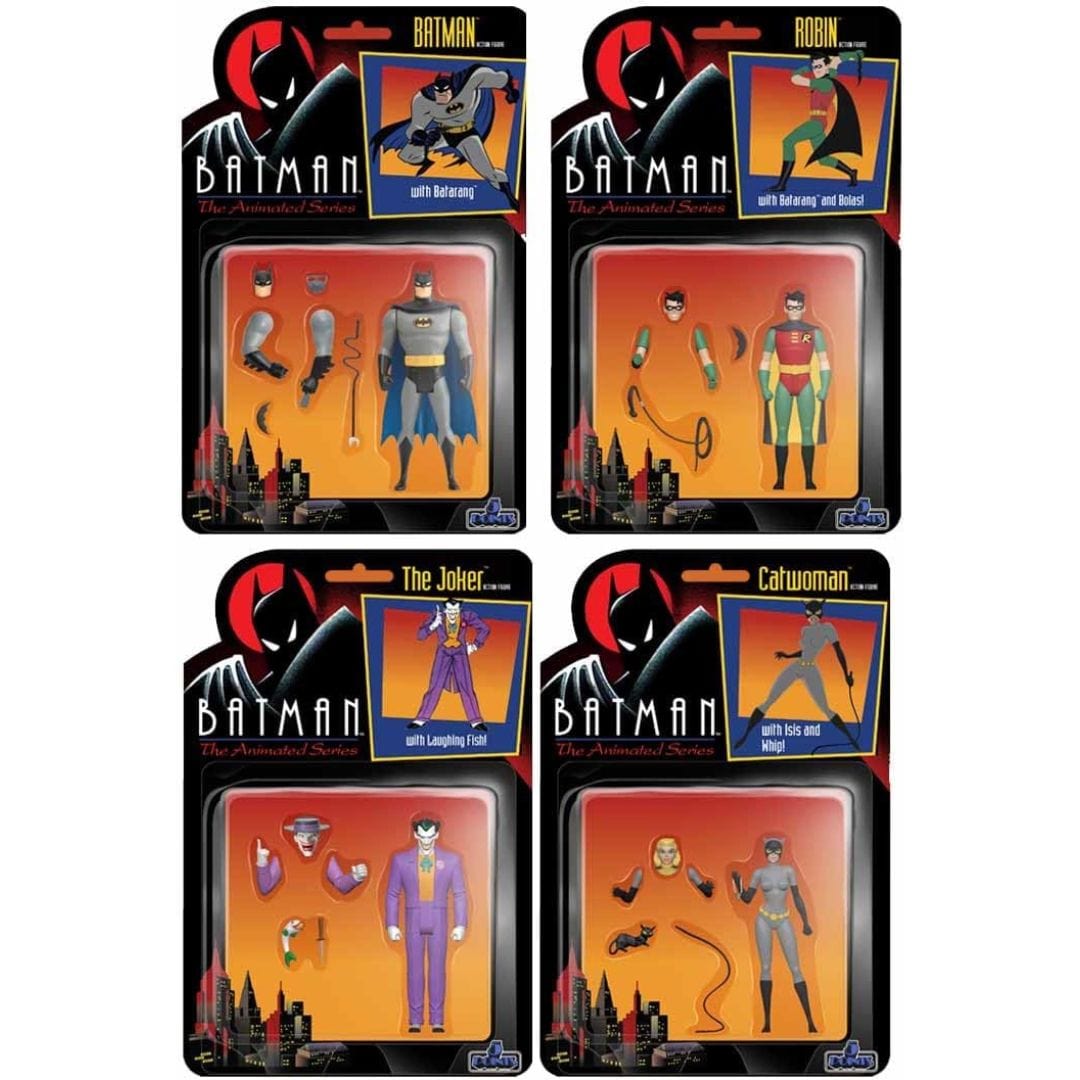 Mezco Toyz 5 Points Batman: The Animated Series Deluxe Set of 4 Action Figures