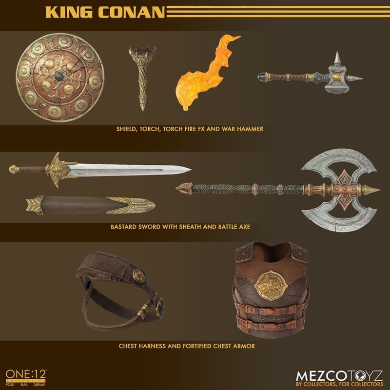 Mezco Toyz One:12 Collective Conan the Barbarian King Conan Action Figure