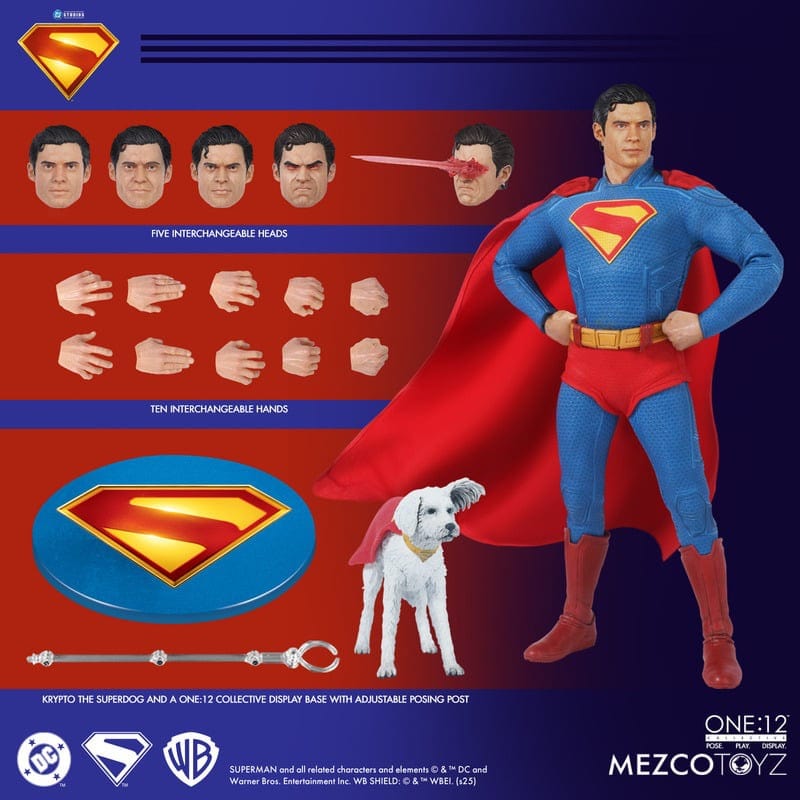Mezco Toyz One:12 Collective DC Universe Superman (2025) Superman Action Figure