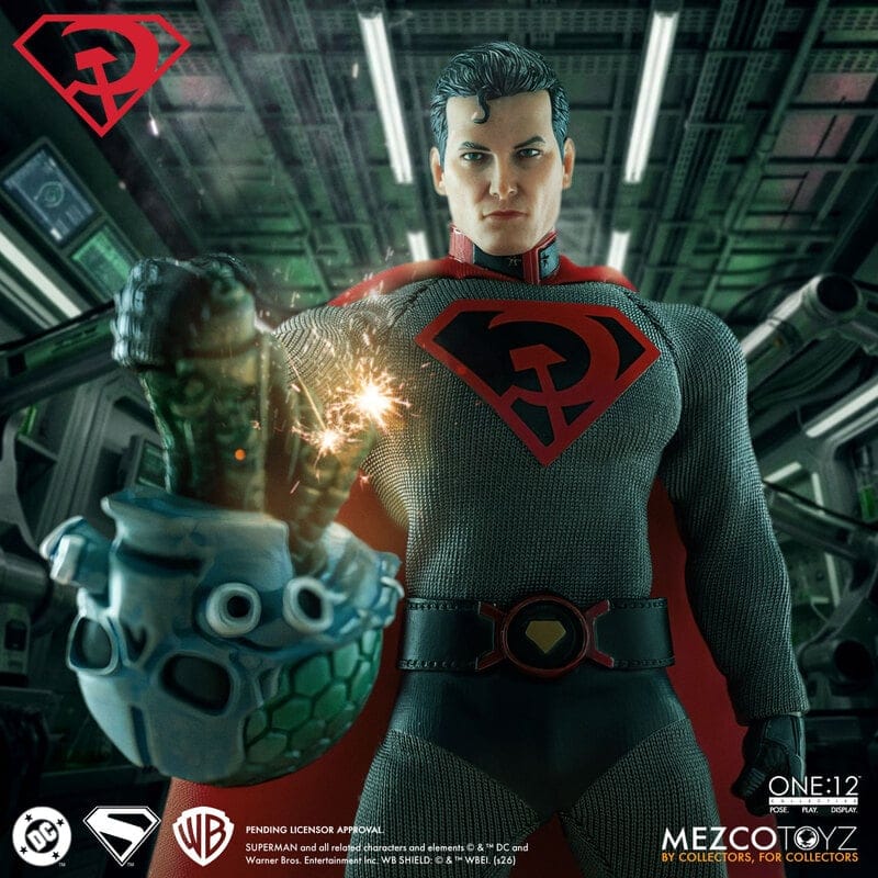 Mezco Toyz One:12 Collective DC Universe Superman Red Son Edition Action Figure