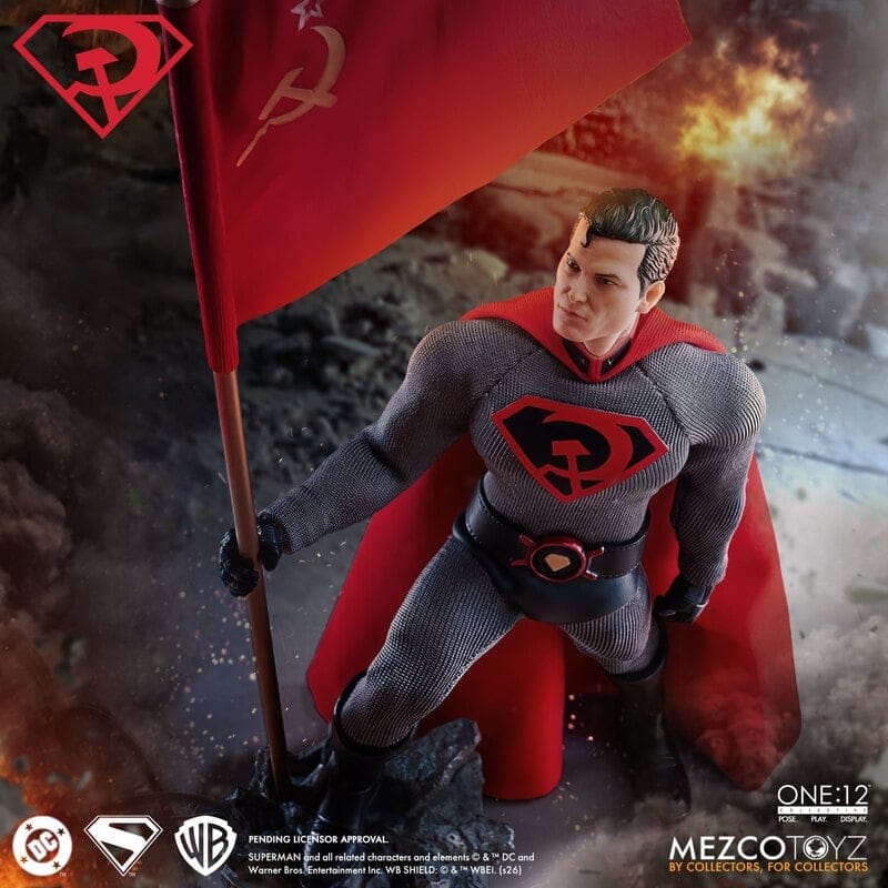 Mezco Toyz One:12 Collective DC Universe Superman Red Son Edition Action Figure