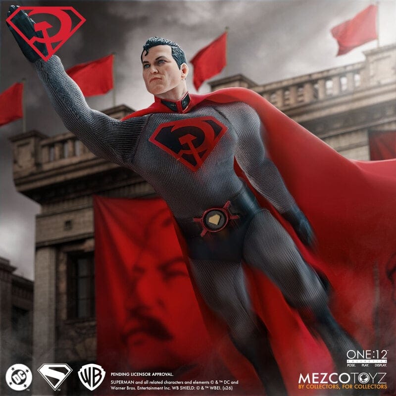 Mezco Toyz One:12 Collective DC Universe Superman Red Son Edition Action Figure
