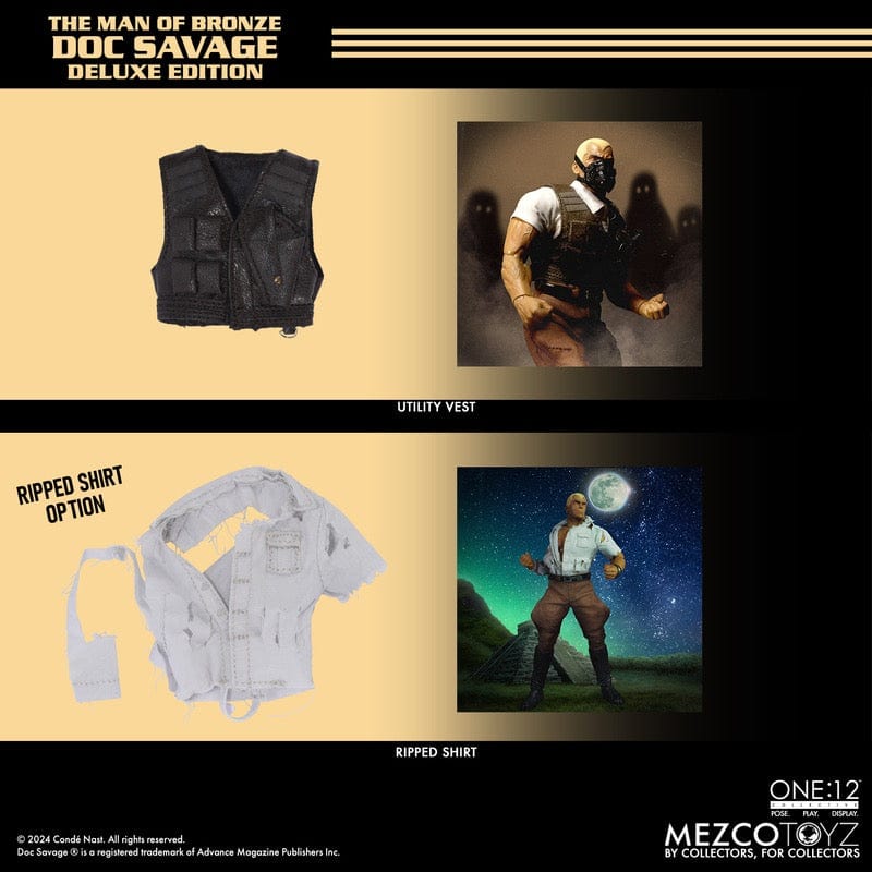 Mezco Toyz One:12 Collective Doc Savage Deluxe Edition Action Figure