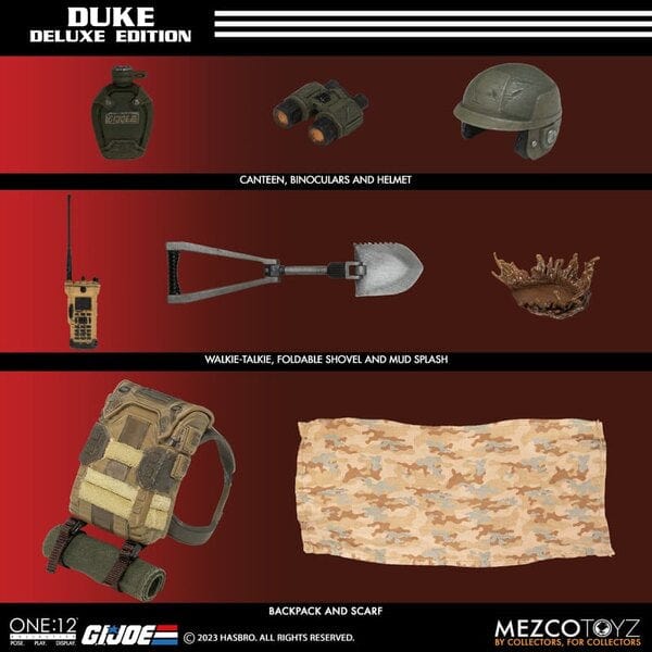 Mezco Toyz One:12 Collective G.I. Joe Duke Deluxe Edition Action Figure