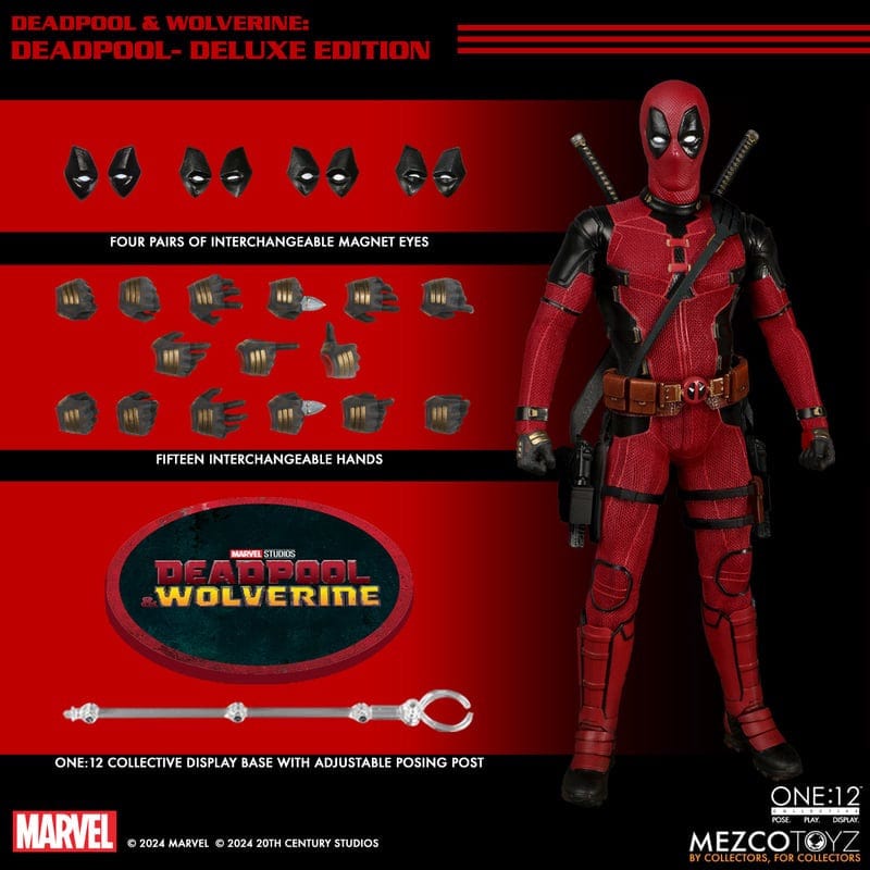 Mezco Toyz One:12 Collective Marvel Deadpool & Wolverine: Deadpool Action Figure