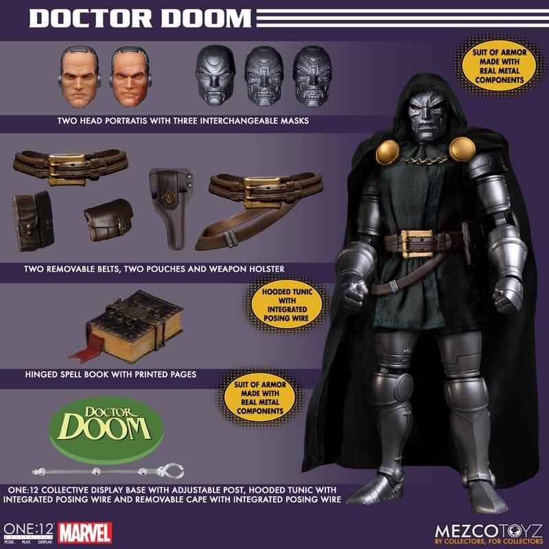 Mezco Toyz One:12 Collective Marvel Doctor Doom Action Figure