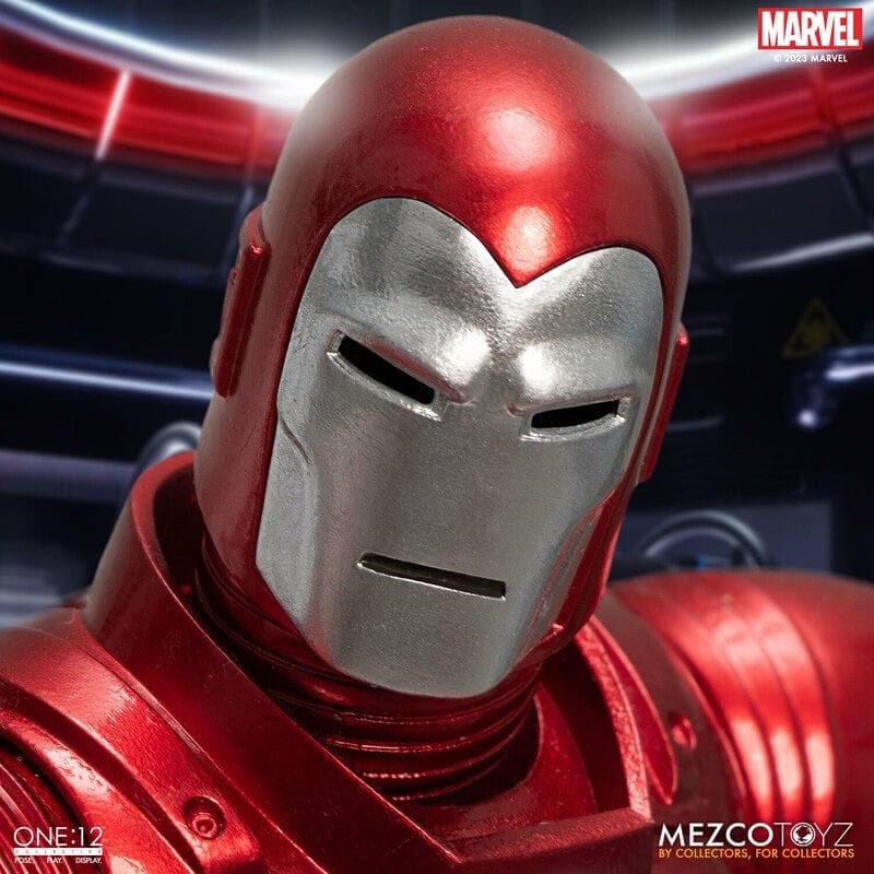 Mezco Toyz One:12 Collective Marvel Iron Man: Silver Centurion Action Figure