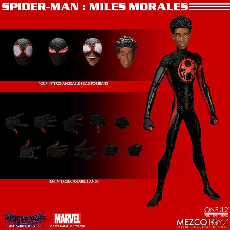 Mezco Toyz One:12 Collective Marvel Spider-Man: Miles Morales Action Figure