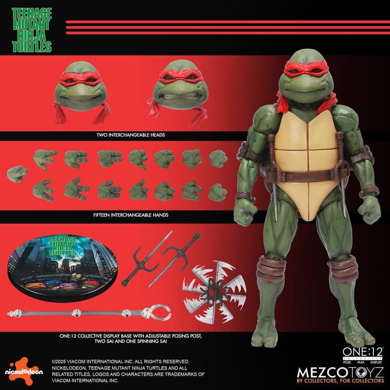 One:12 Collective Teenage Mutant Ninja Turtles (1990) Deluxe Boxed Act