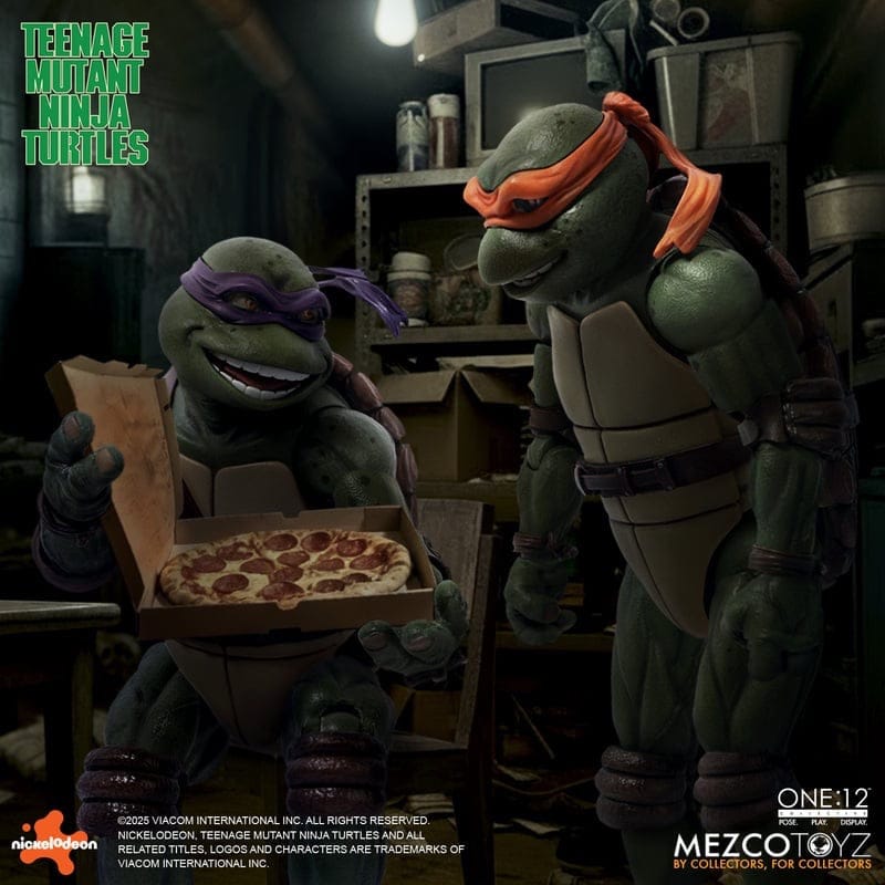 Mezco Toyz One:12 Collective Teenage Mutant Ninja Turtles (1990) Deluxe Boxed Action Figure Set