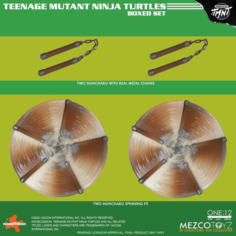 Mezco Toyz One:12 Collective Teenage Mutant Ninja Turtles Boxed Action Figure Set