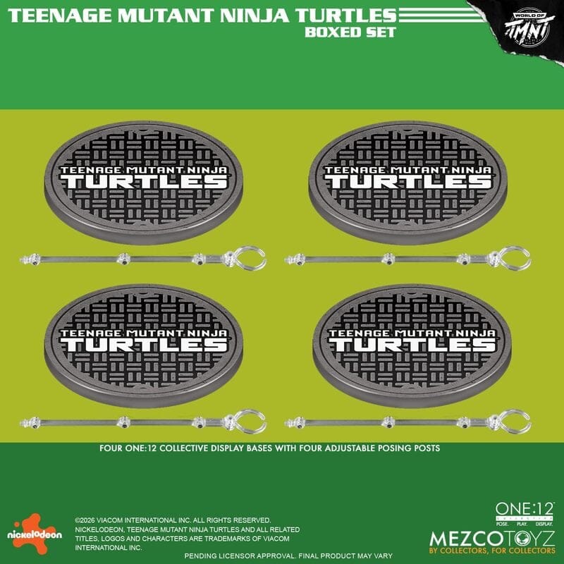 Mezco Toyz One:12 Collective Teenage Mutant Ninja Turtles Boxed Action Figure Set
