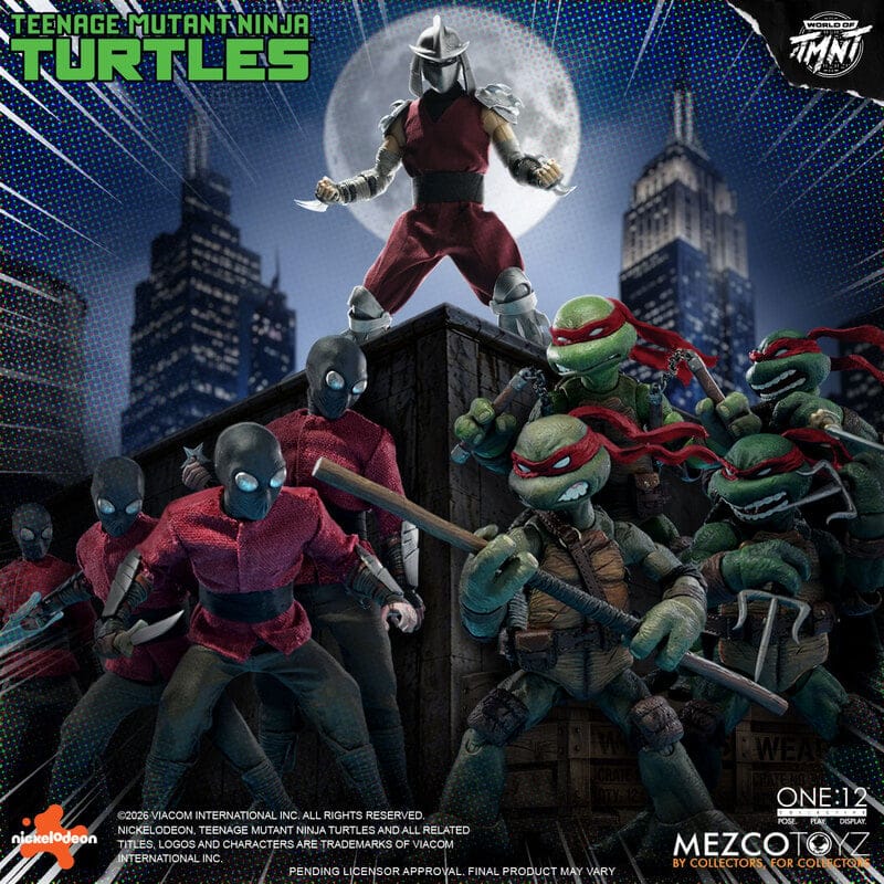 Mezco Toyz One:12 Collective Teenage Mutant Ninja Turtles Boxed Action Figure Set